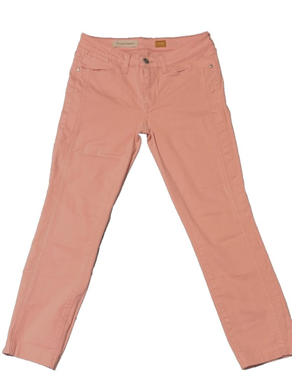 Women's Size 27 Pilcro And Letterpress Stet Ankle Jeans Peach 30 x 25